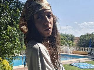 naughty camgirl fingering shaved pussy AliceSanz